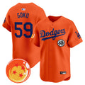 Men's Los Angeles Dodgers x Dragon Ball Vapor Premier Limited Jersey - Stitched