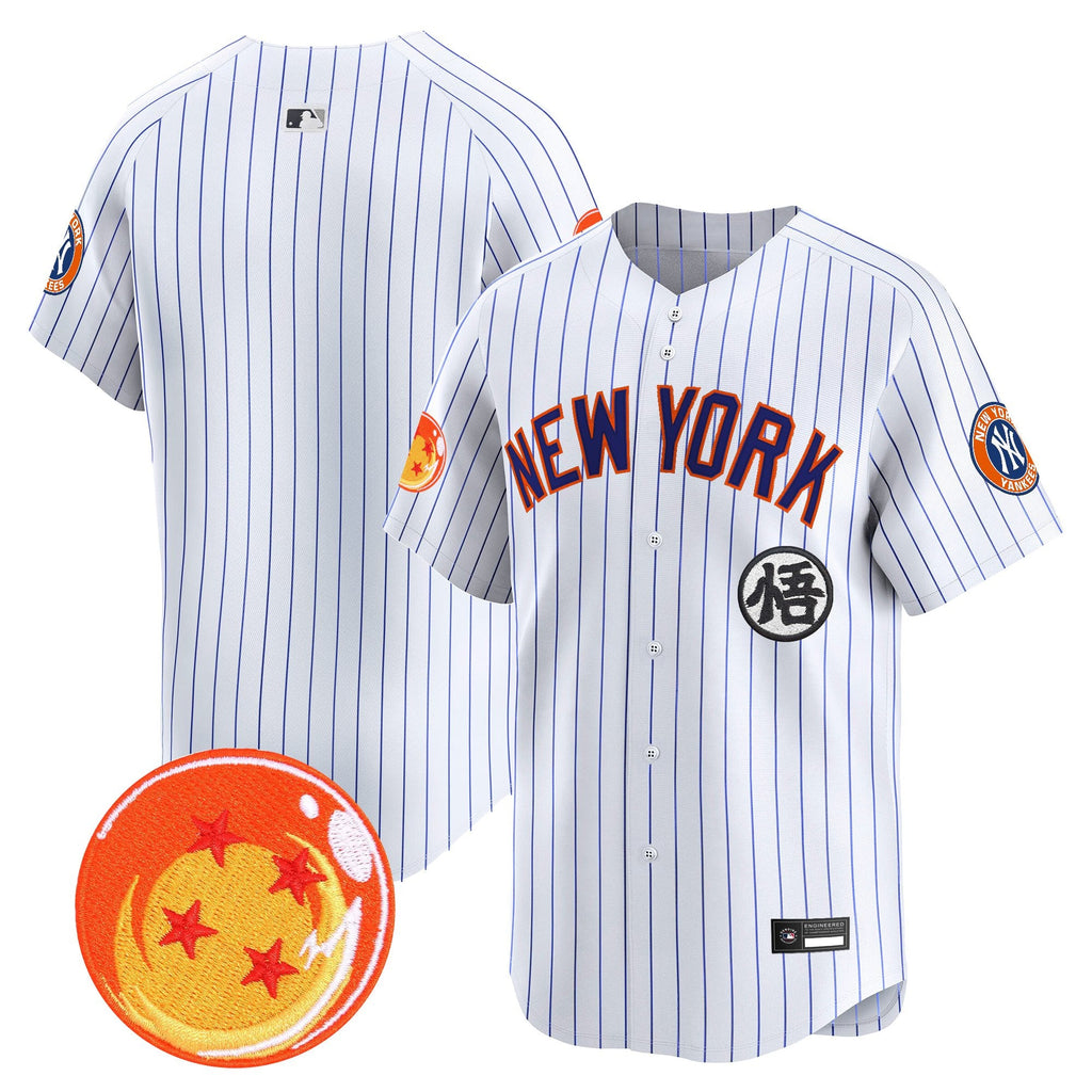 Men's New York Yankees x Dragon Ball Vapor Premier Limited Jersey - All Stitched
