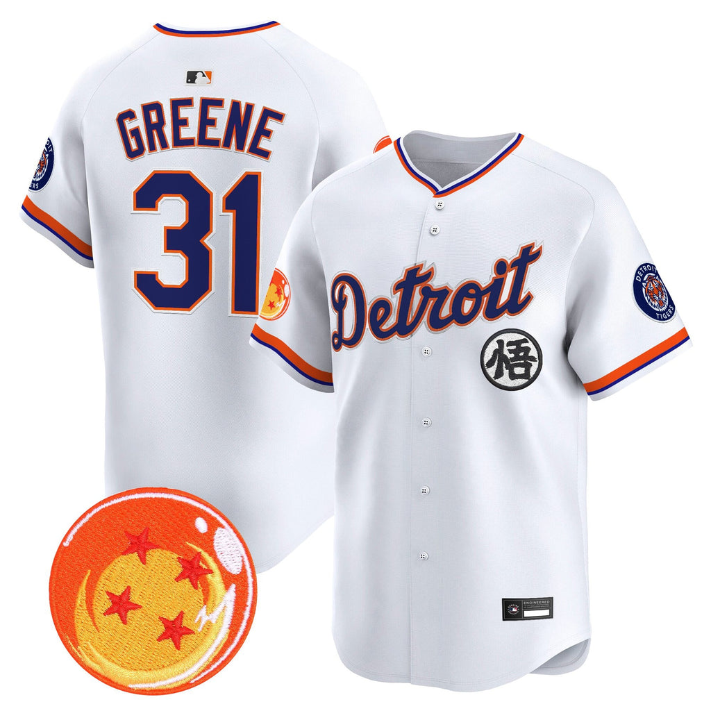 Men's Detroit Tigers x Dragon Ball Vapor Premier Limited Jersey - All Stitched