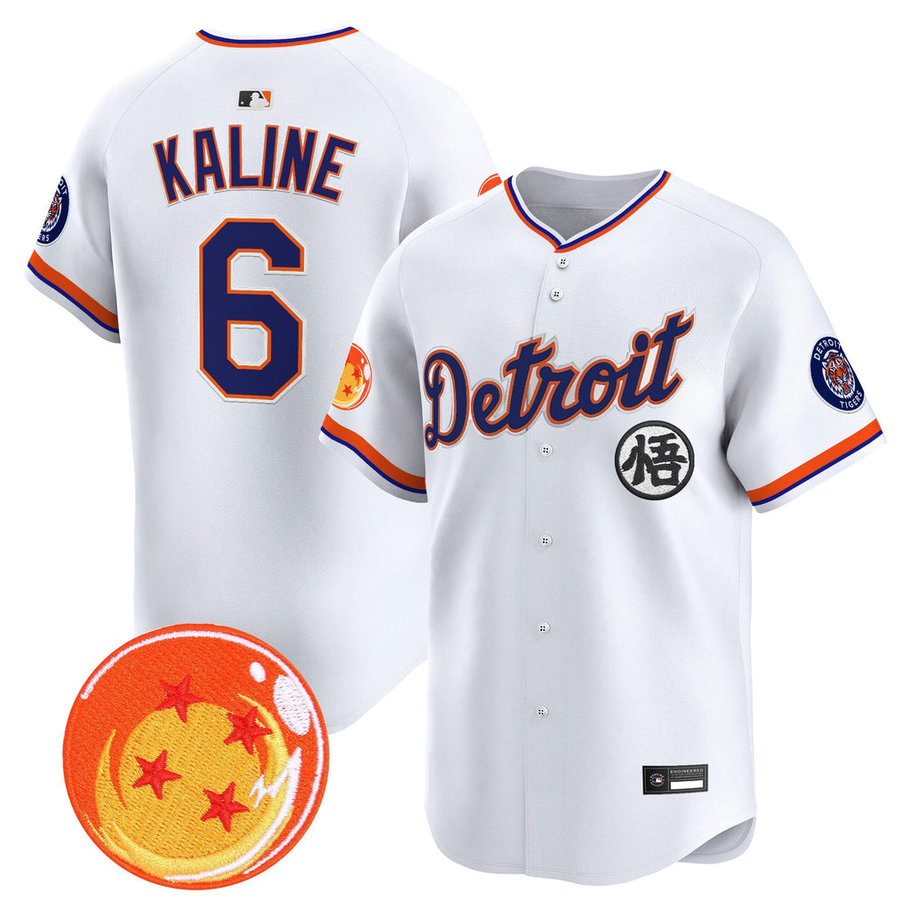Men's Detroit Tigers x Dragon Ball Vapor Premier Limited Jersey - All Stitched