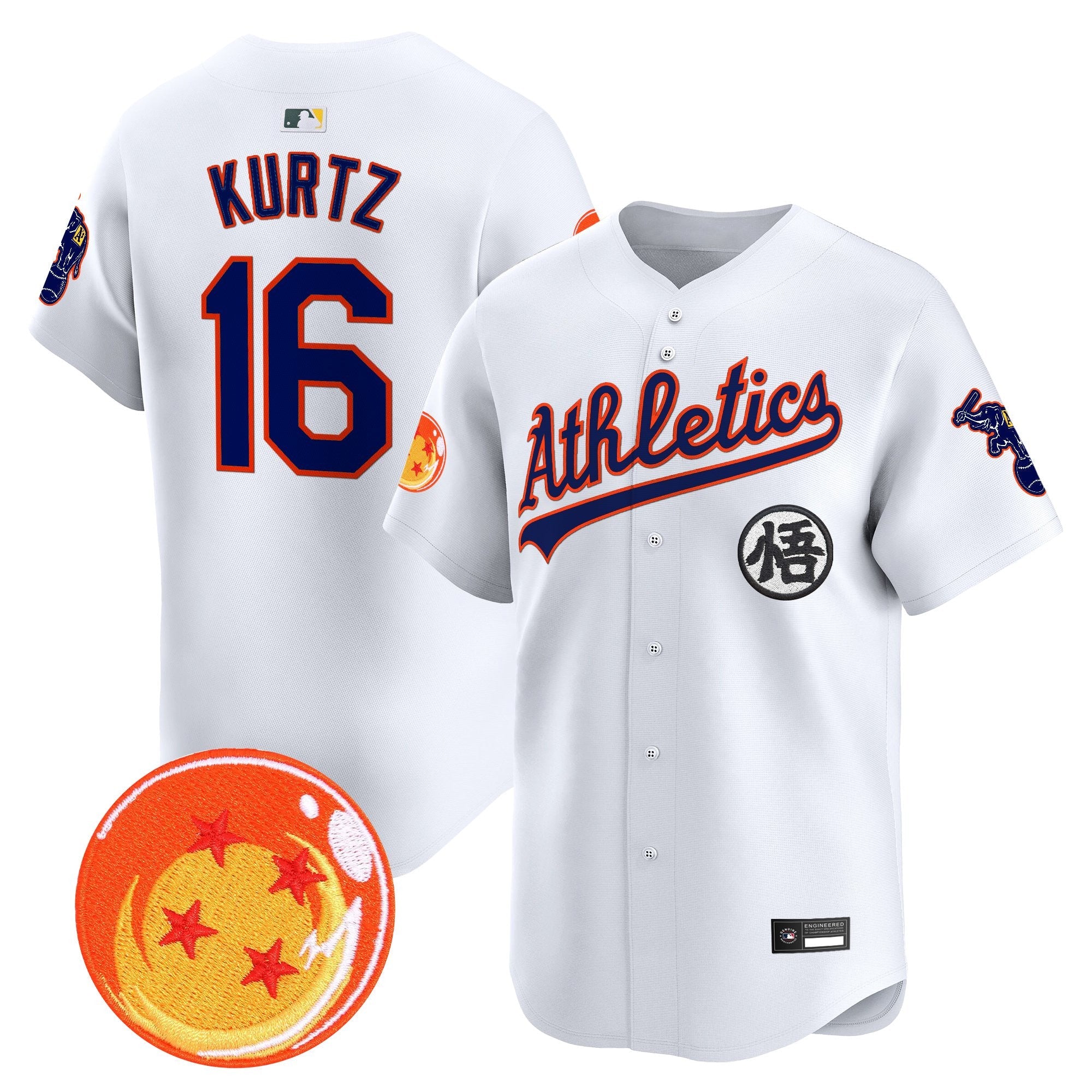 Men's Athletics x Dragon Ball Vapor Premier Limited Jersey - All Stitched