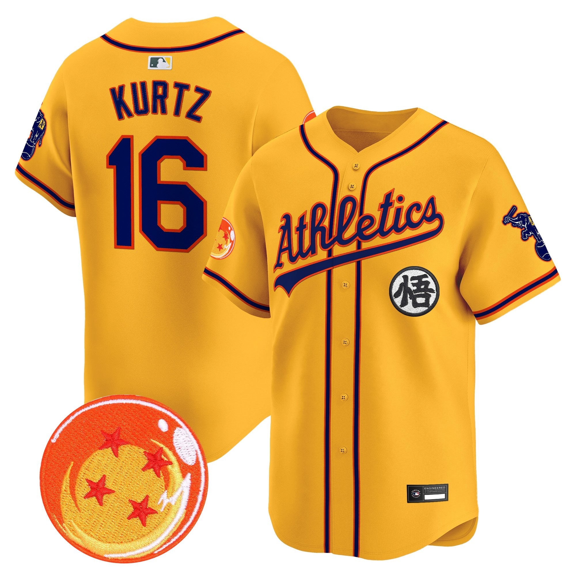 Men's Athletics x Dragon Ball Vapor Premier Limited Jersey - All Stitched