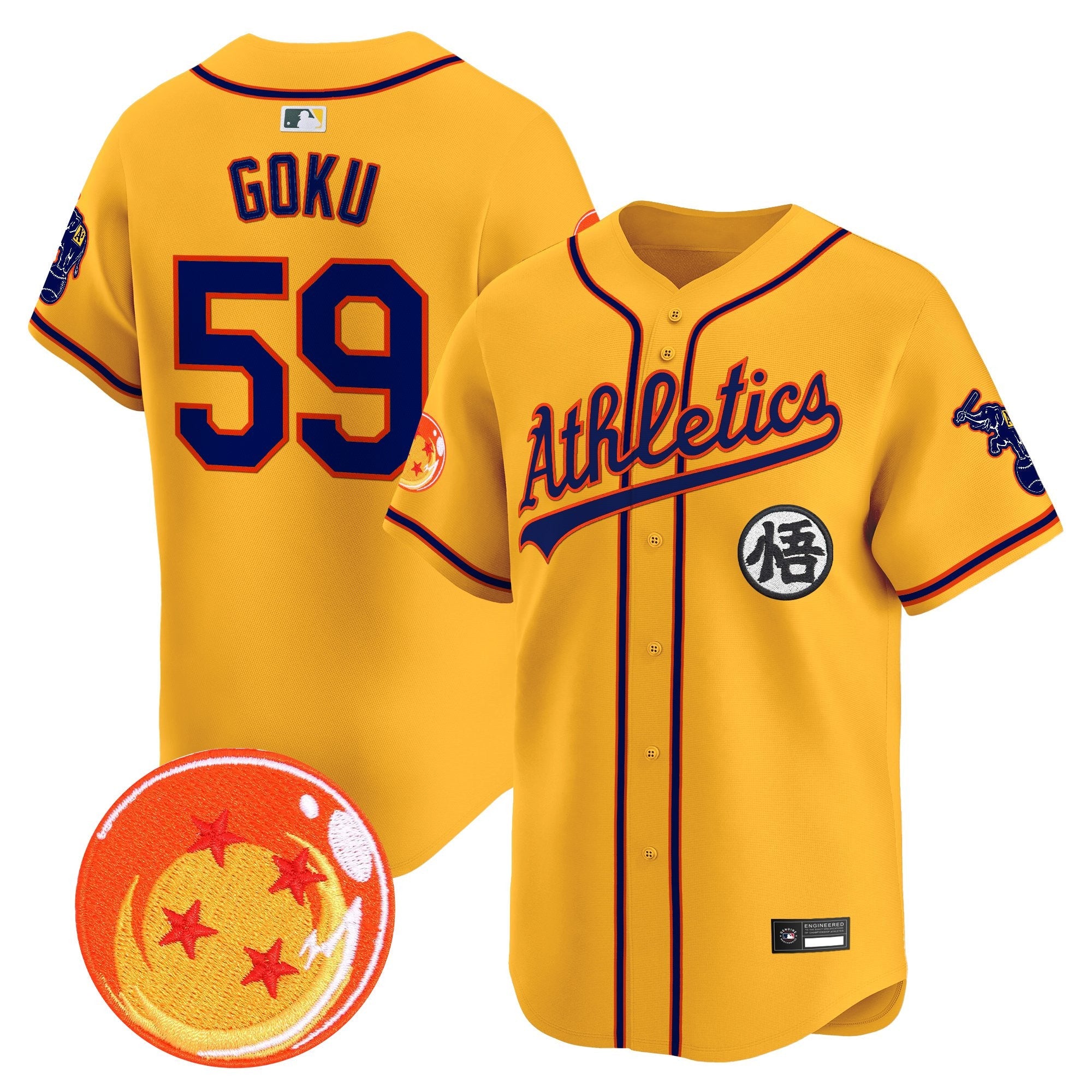 Men's Athletics x Dragon Ball Vapor Premier Limited Jersey - All Stitched