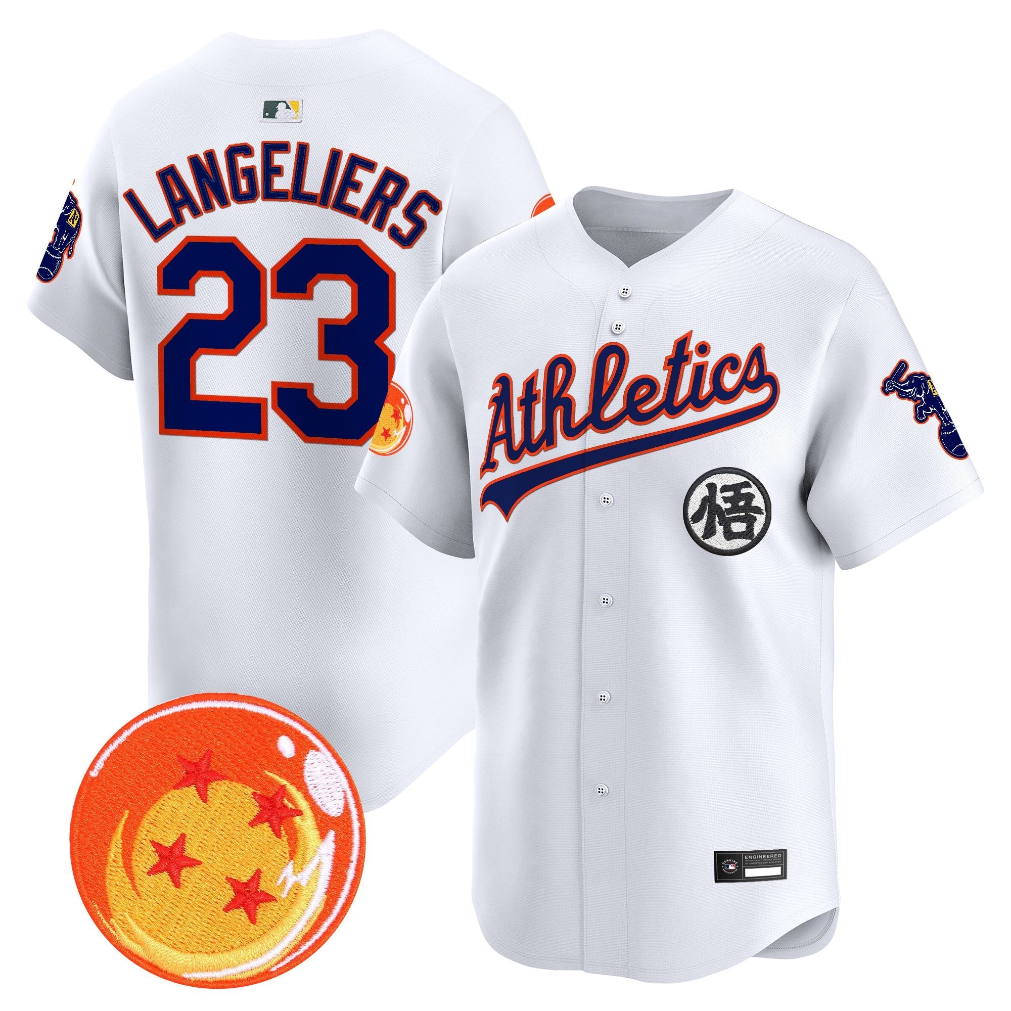 Men's Athletics x Dragon Ball Vapor Premier Limited Jersey - All Stitched