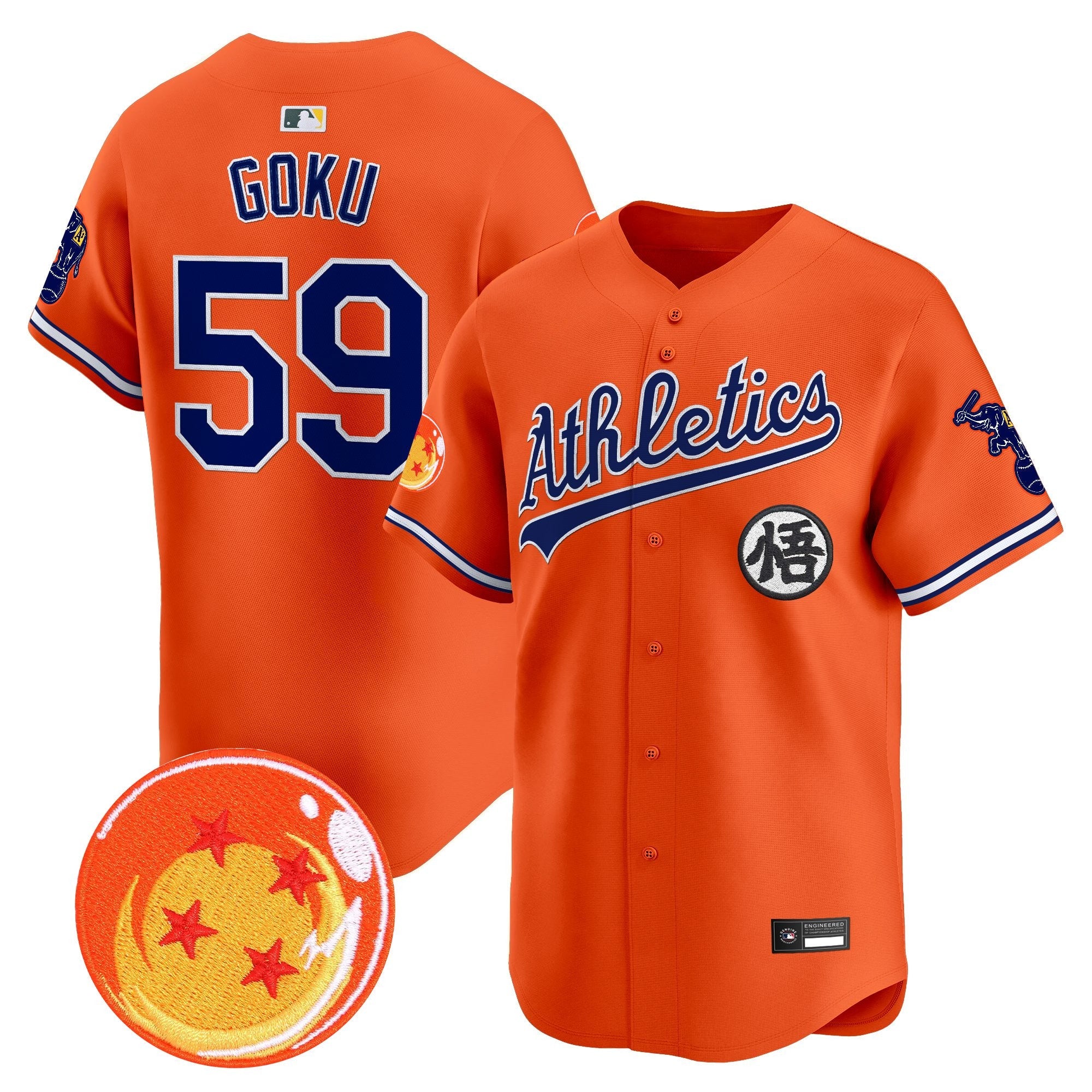 Men's Athletics x Dragon Ball Vapor Premier Limited Jersey - All Stitched