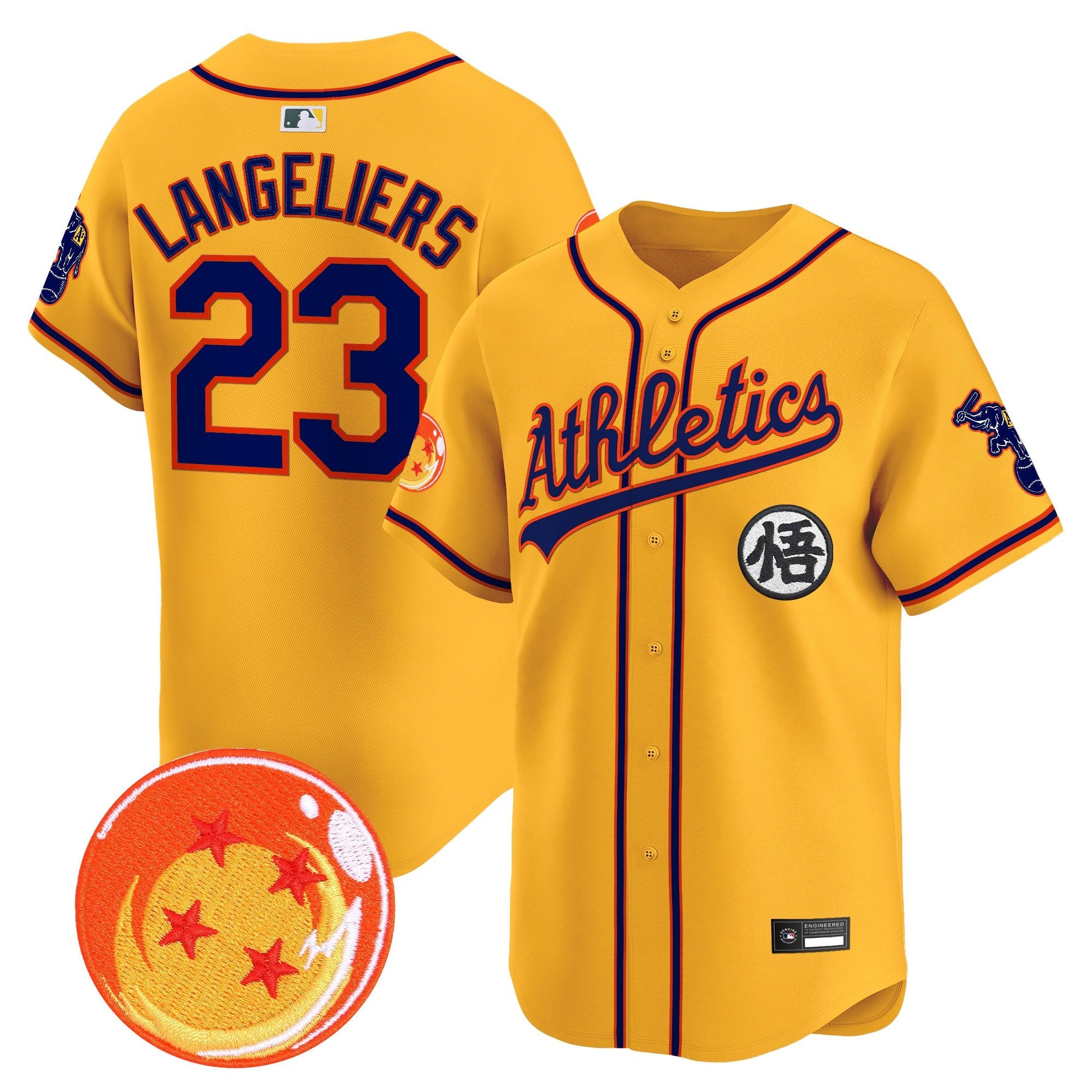 Men's Athletics x Dragon Ball Vapor Premier Limited Jersey - All Stitched