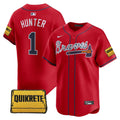 Hunter Atlanta Braves Vapor Premier Limited Jersey - Stitched