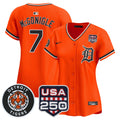 Women's Detroit Tigers 2026 Alternate Vapor Premier Limited Jersey - 250America Patch - All Stitched