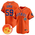 Men's Houston Astros x Dragon Ball Vapor Premier Limited Jersey - All Stitched