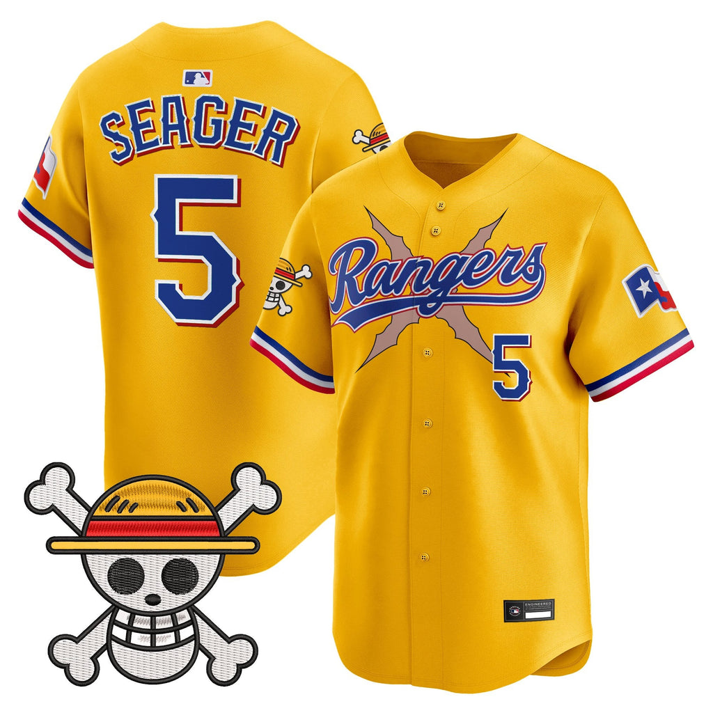 Men's Texas Rangers x One Piece Vapor Premier Limited Jersey - Stitched