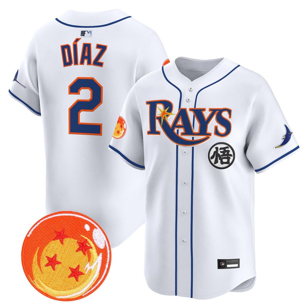 Men's Tampa Bay Rays x Dragon Ball Vapor Premier Limited Jersey - All Stitched