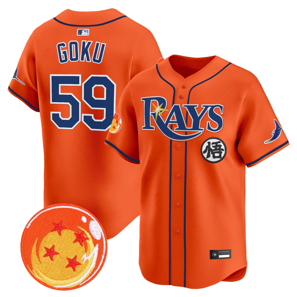Men's Tampa Bay Rays x Dragon Ball Vapor Premier Limited Jersey - All Stitched