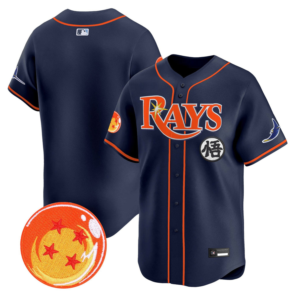 Men's Tampa Bay Rays x Dragon Ball Vapor Premier Limited Jersey - All Stitched