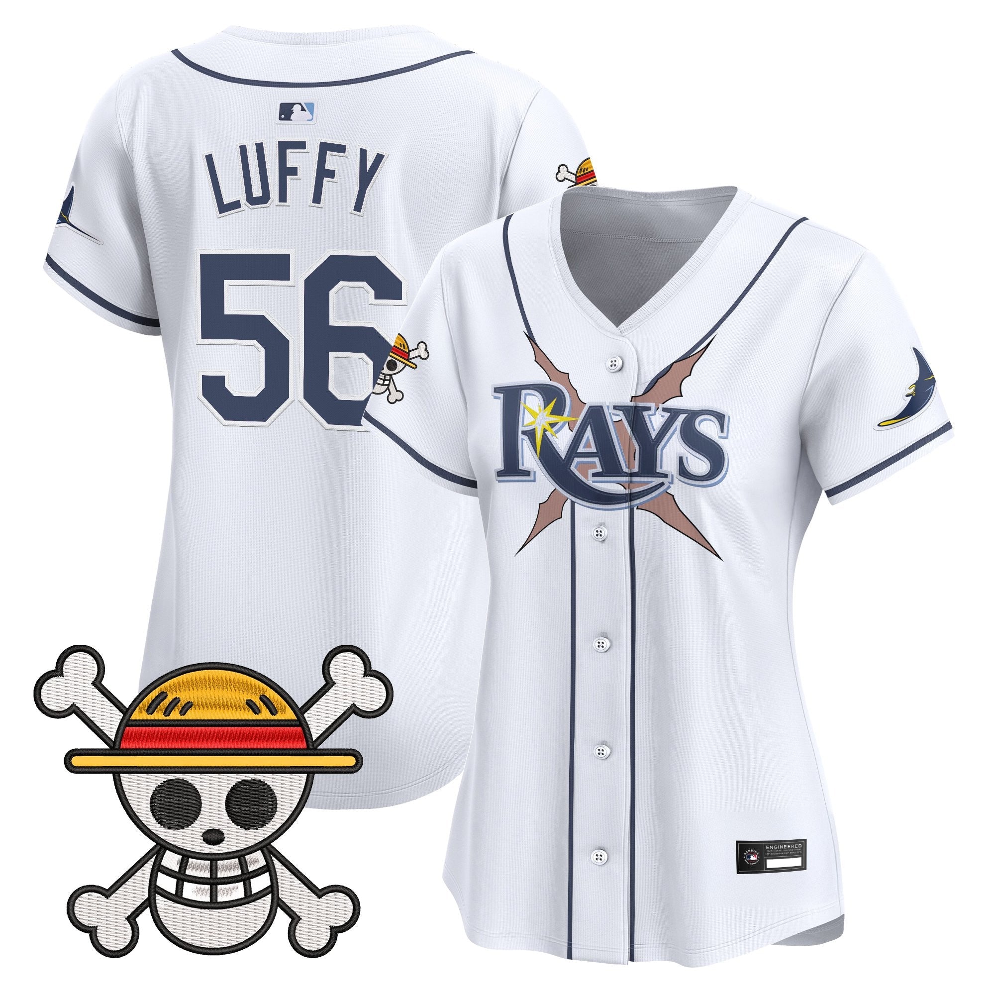 Women's Tampa Bay Rays x One Piece Vapor Premier Limited Jersey - Stitched