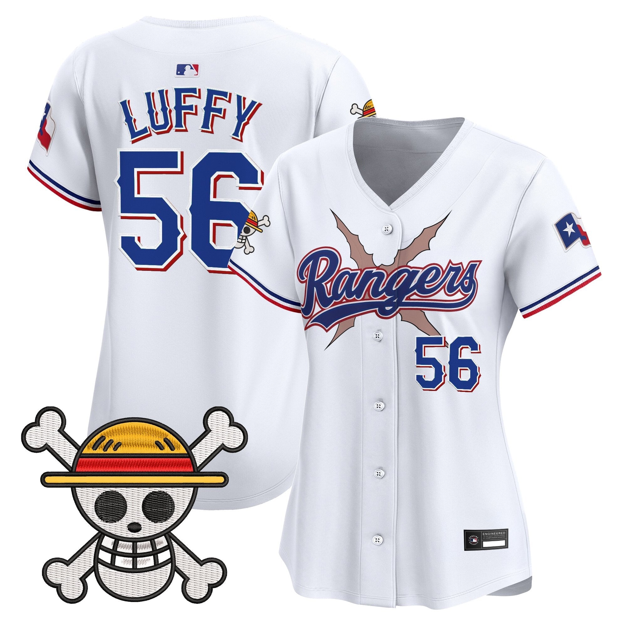 Women's Texas Rangers x One Piece Vapor Premier Limited Jersey - Stitched