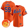 Men's New York Mets x Dragon Ball Vapor Premier Limited Jersey - All Stitched