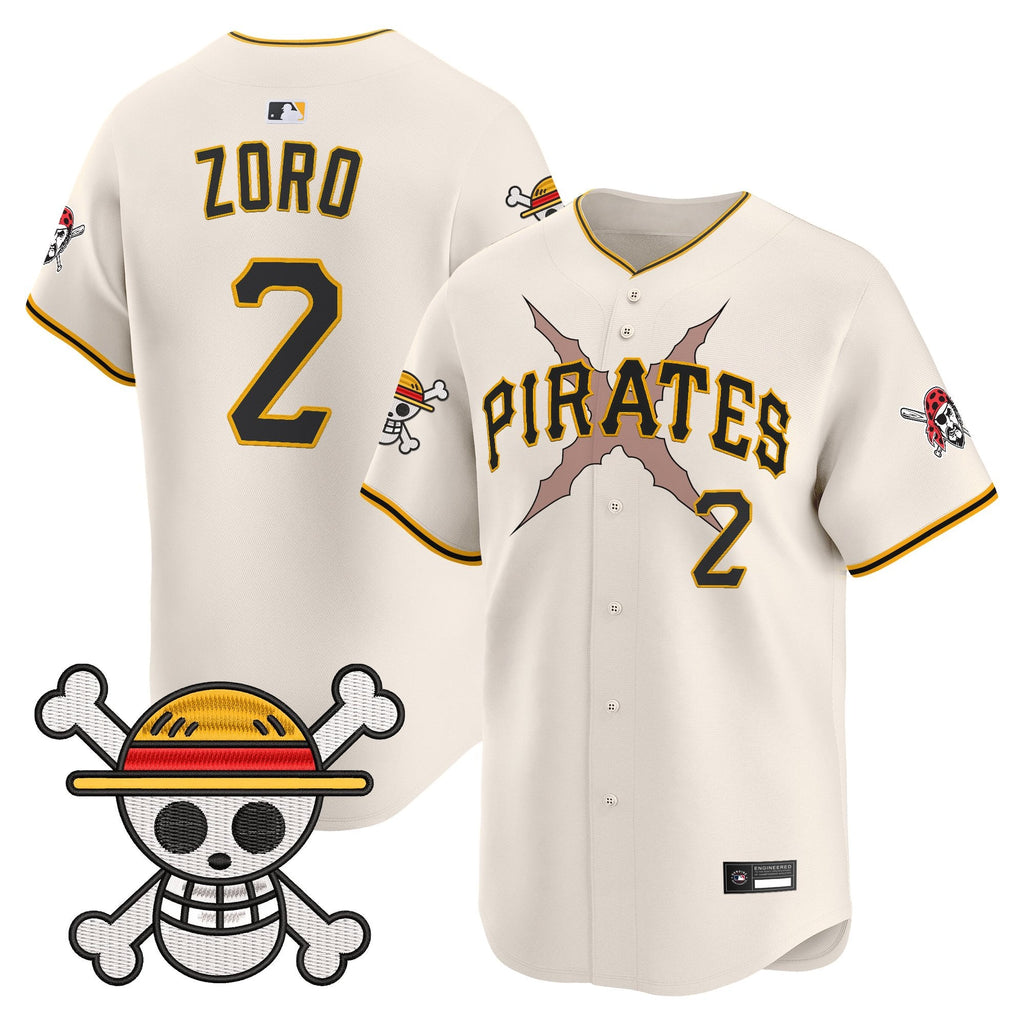 Men's Pittsburgh Pirates x One Piece Vapor Premier Limited Jersey - Stitched