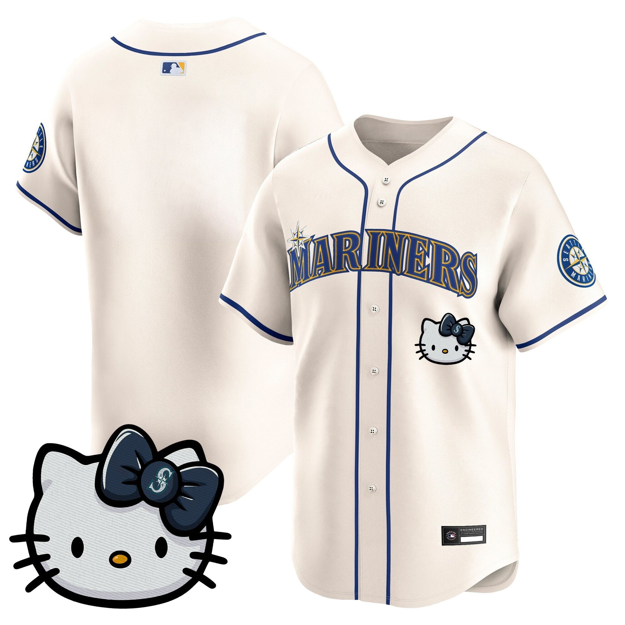 Unisex Seattle Mariners Hello Kitty Vapor Premier Limited Jersey – All Stitched
