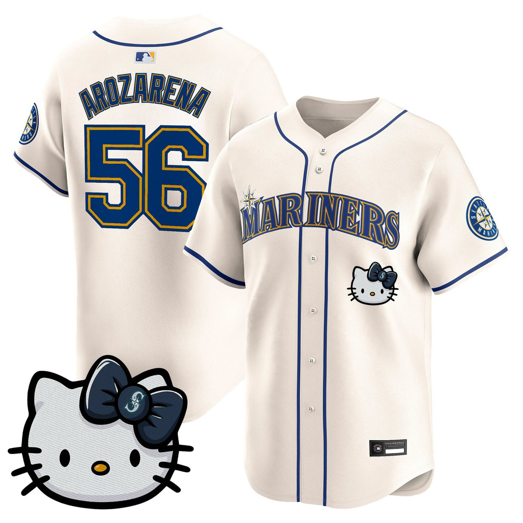 Unisex Seattle Mariners Hello Kitty Vapor Premier Limited Jersey – All Stitched