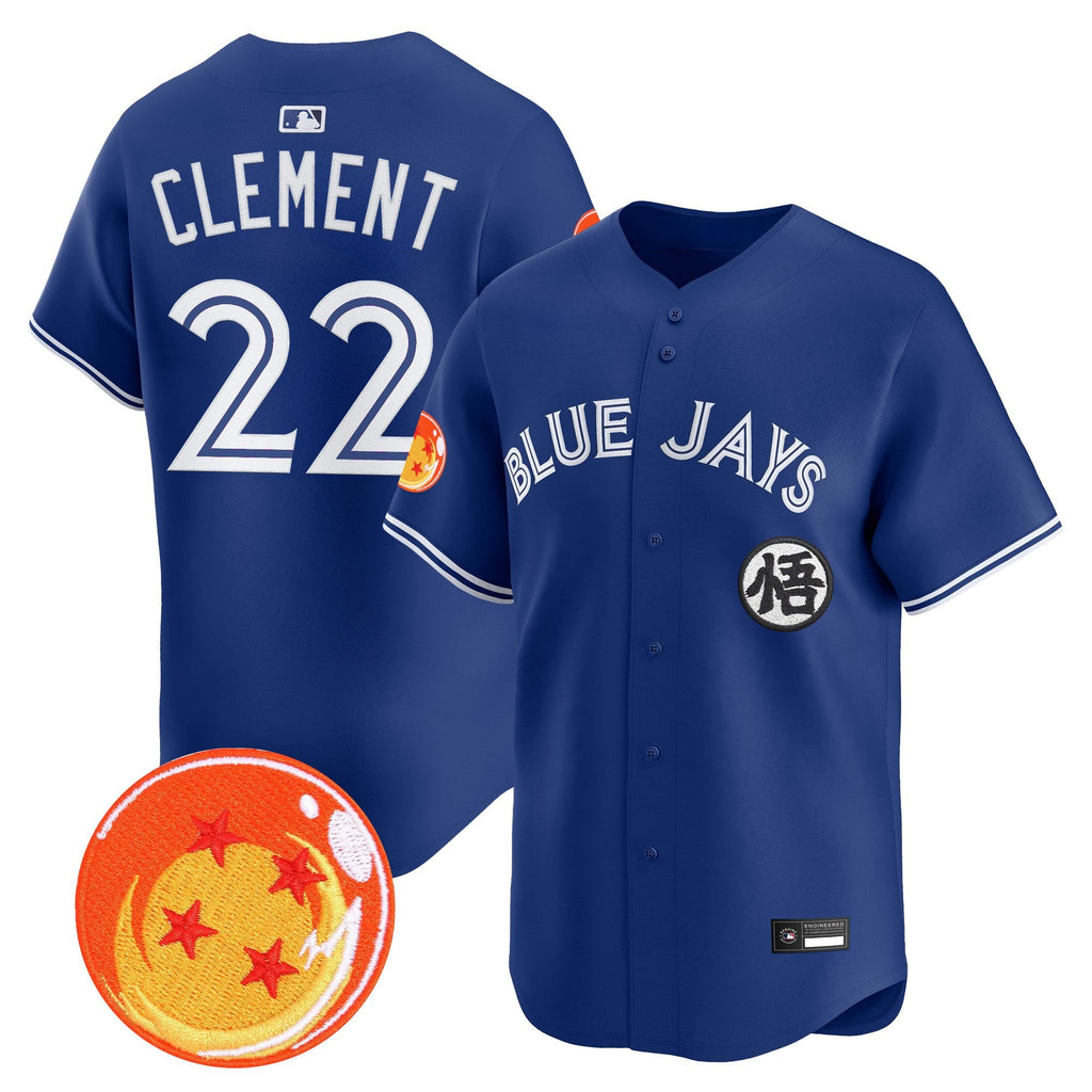Men's Blue Jays x Dragon Ball Vapor Premier Limited Jersey - All Stitched