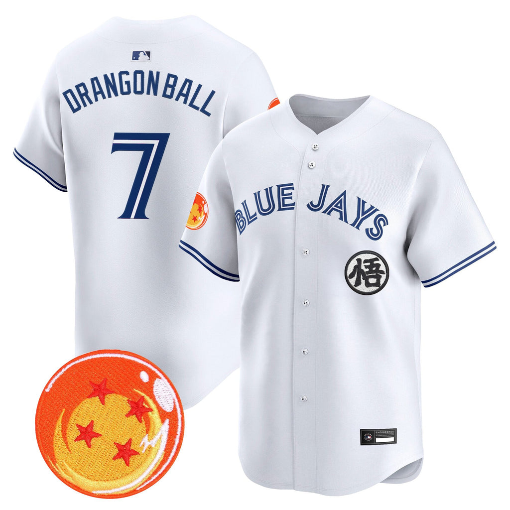 Men's Blue Jays x Dragon Ball Vapor Premier Limited Jersey - All Stitched