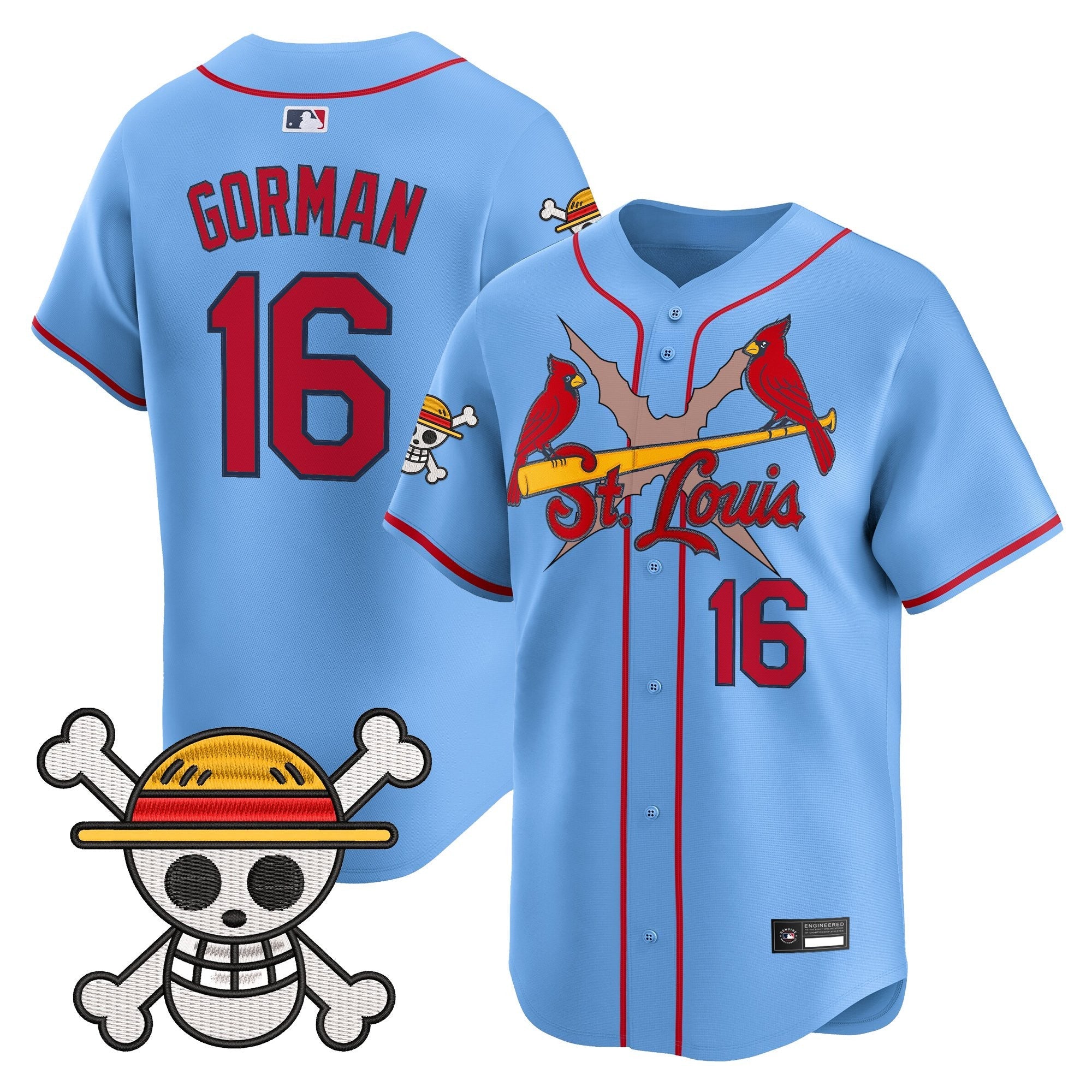 Men's St. Louis Cardinals x One Piece Vapor Premier Limited Jersey - Stitched