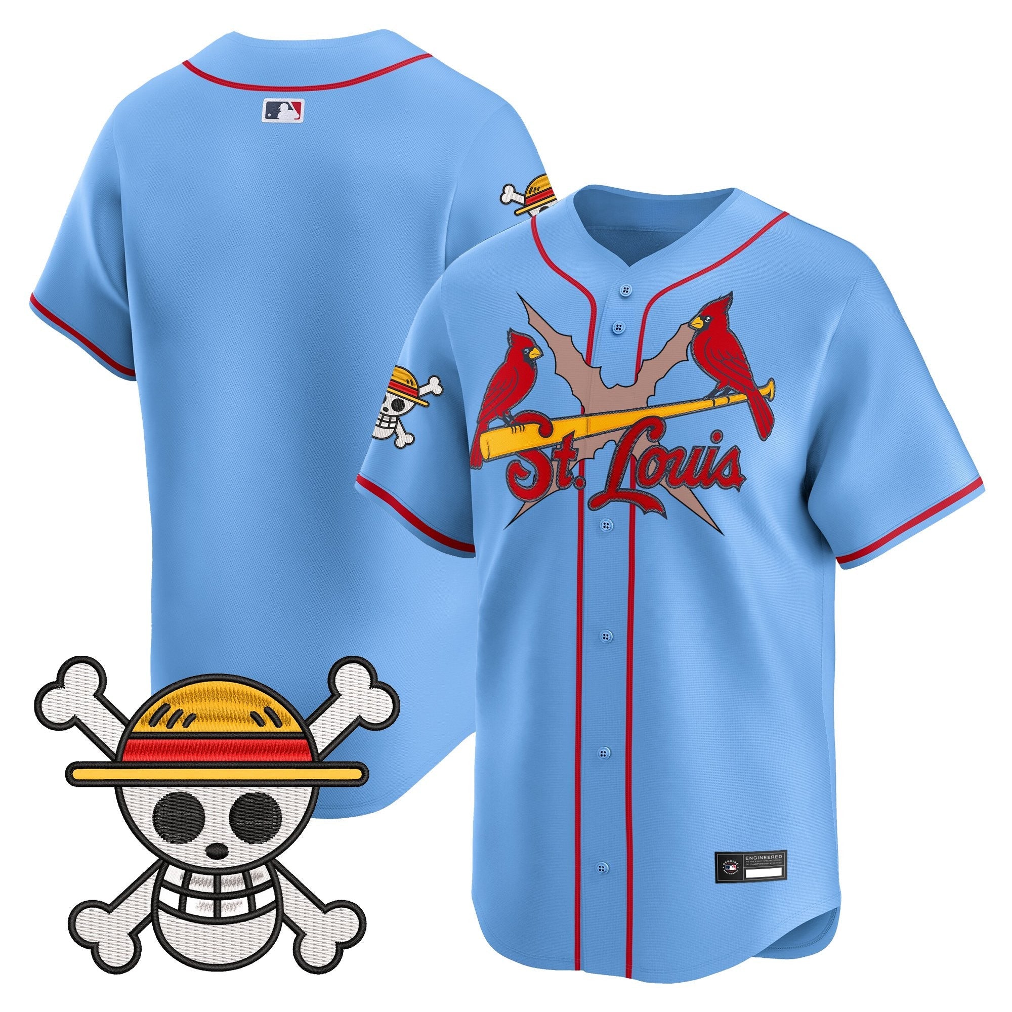 Men's St. Louis Cardinals x One Piece Vapor Premier Limited Jersey - Stitched