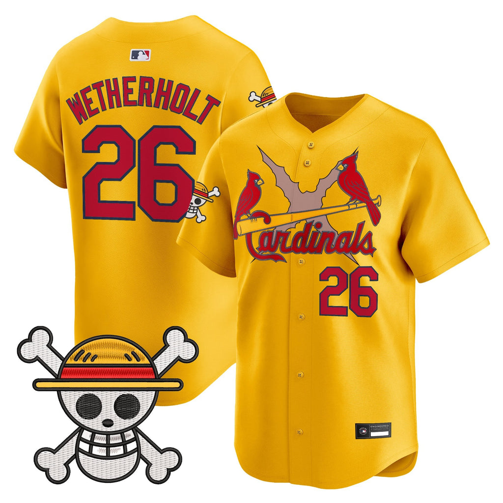 Men's St. Louis Cardinals x One Piece Vapor Premier Limited Jersey - Stitched