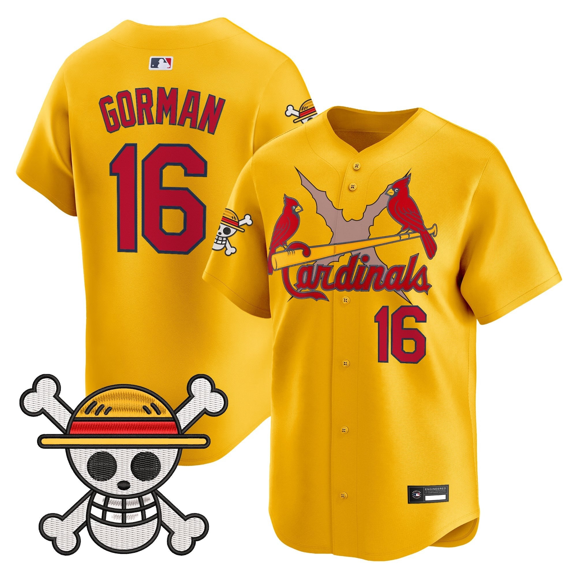 Men's St. Louis Cardinals x One Piece Vapor Premier Limited Jersey - Stitched
