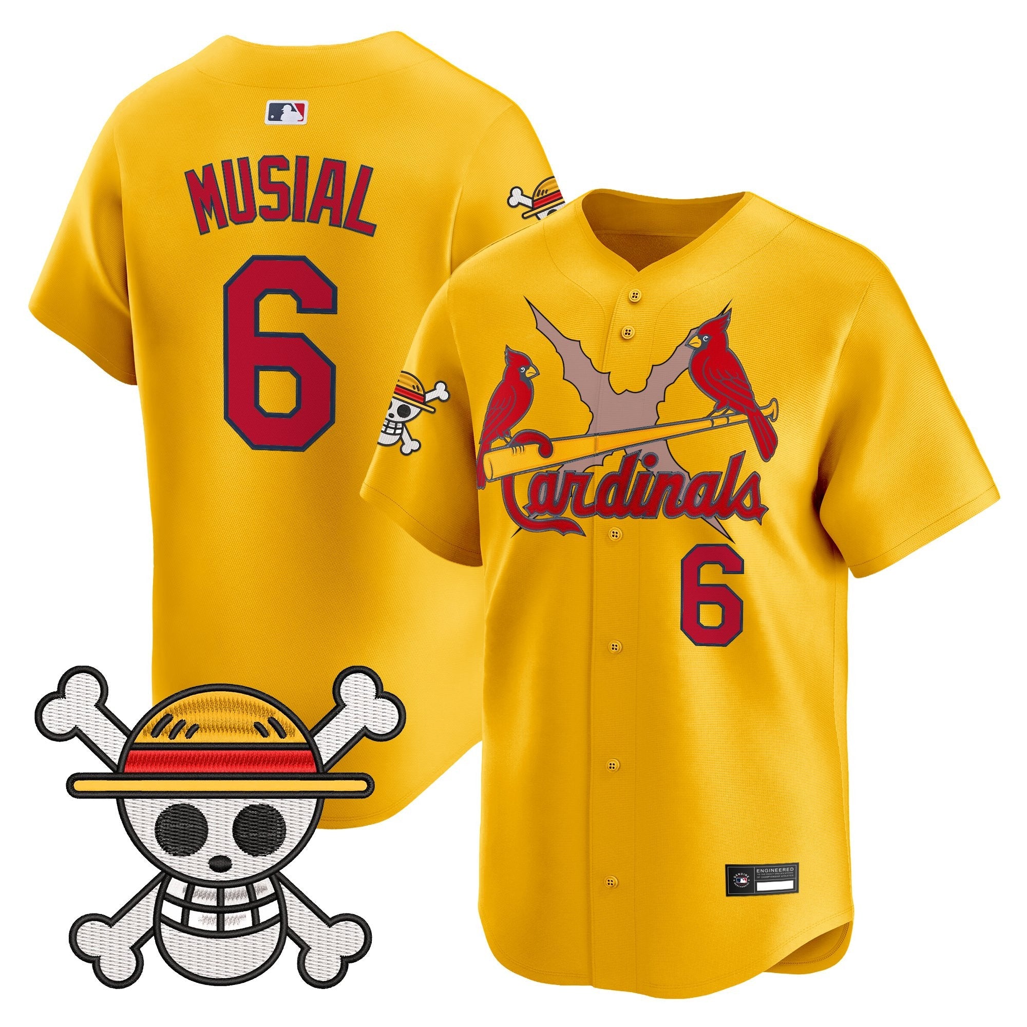 Men's St. Louis Cardinals x One Piece Vapor Premier Limited Jersey - Stitched