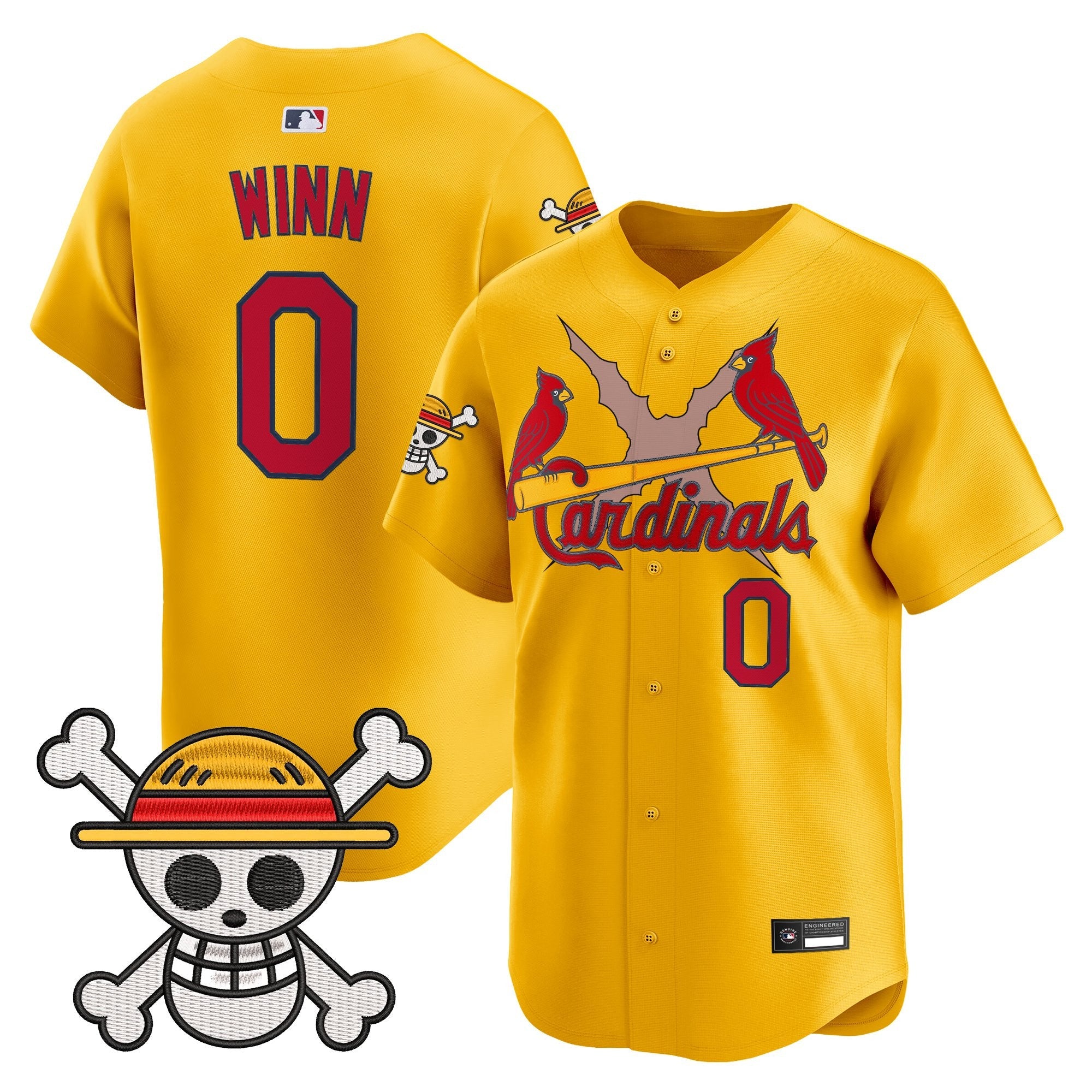 Men's St. Louis Cardinals x One Piece Vapor Premier Limited Jersey - Stitched