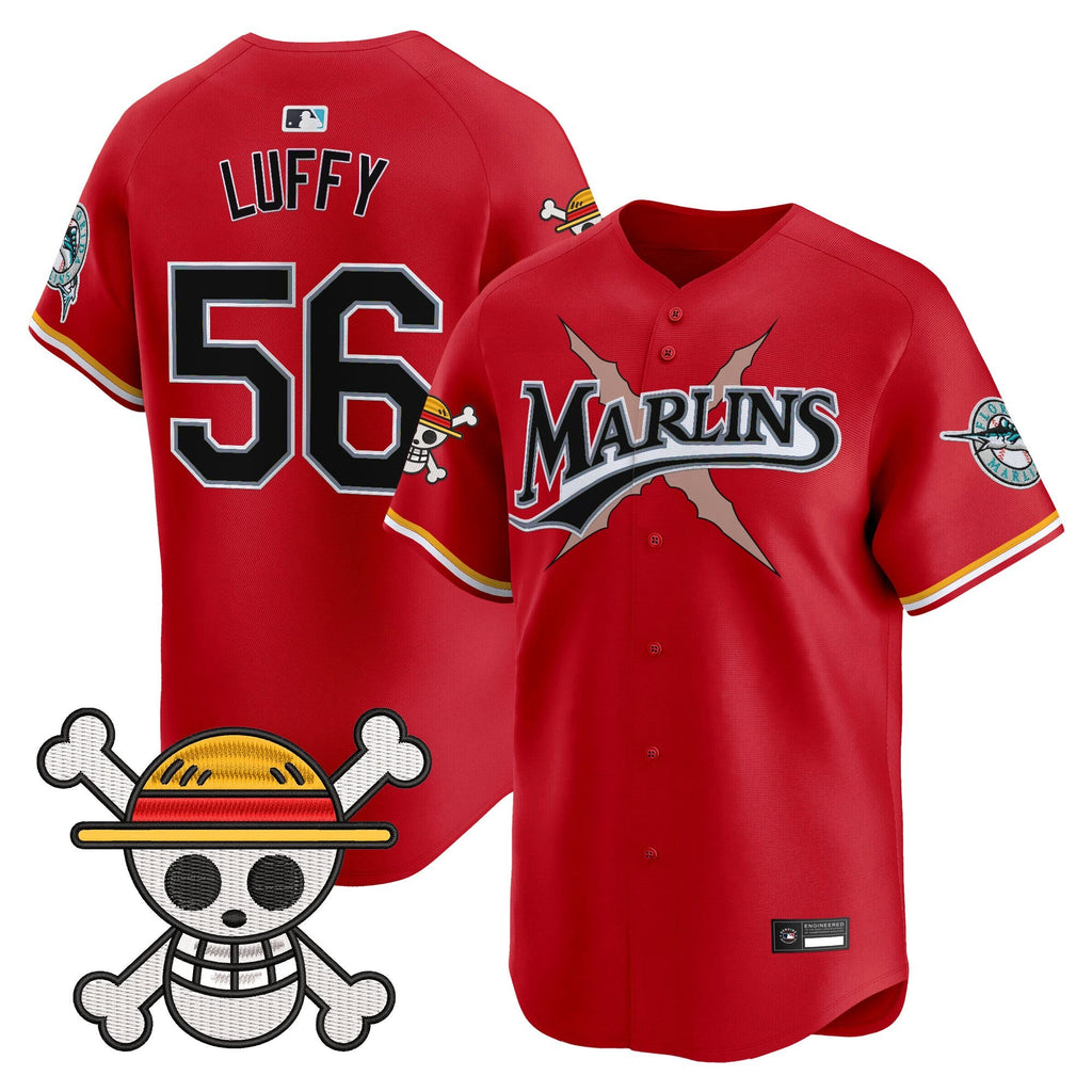 Men's Miami Marlins x One Piece Vapor Premier Limited Jersey - Stitched