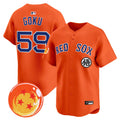 Men's Boston Red Sox x Dragon Ball Vapor Premier Limited Jersey - All Stitched