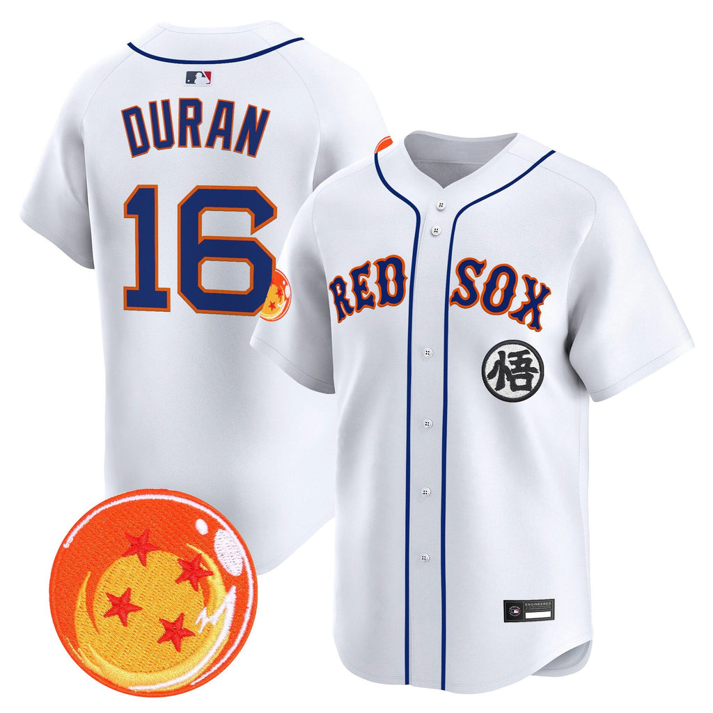 Men's Boston Red Sox x Dragon Ball Vapor Premier Limited Jersey - All Stitched