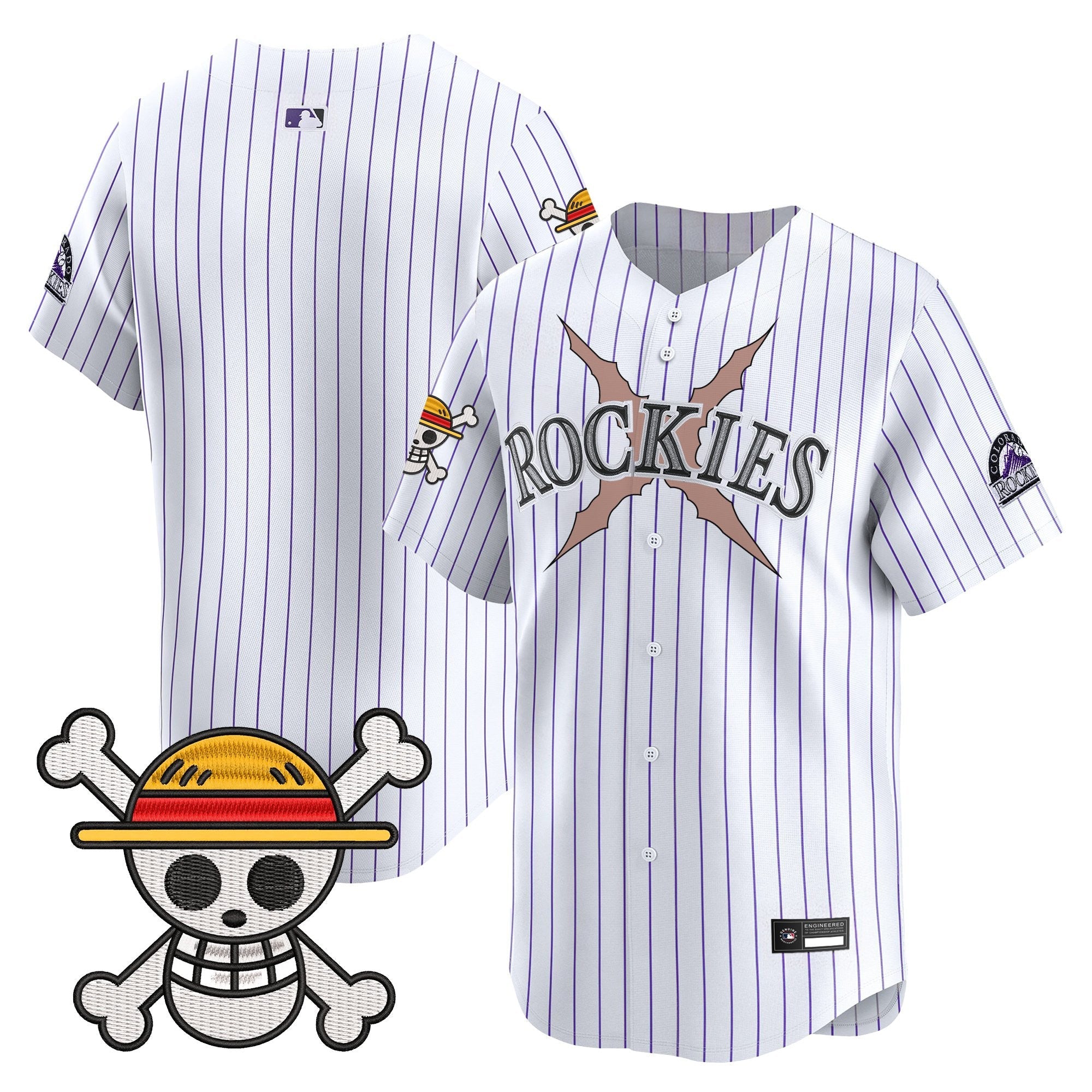 Men's Colorado Rockies x One Piece Vapor Premier Limited Jersey - Stitched