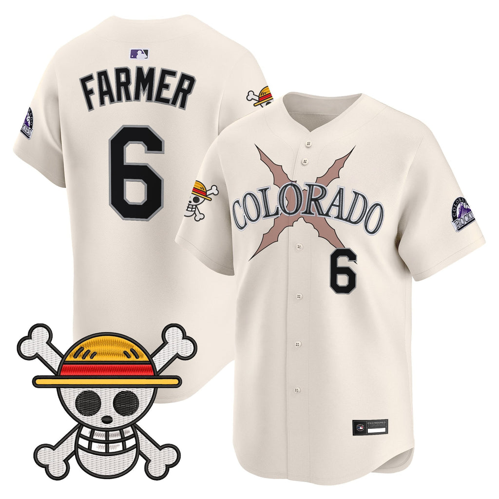 Men's Colorado Rockies x One Piece Vapor Premier Limited Jersey - Stitched