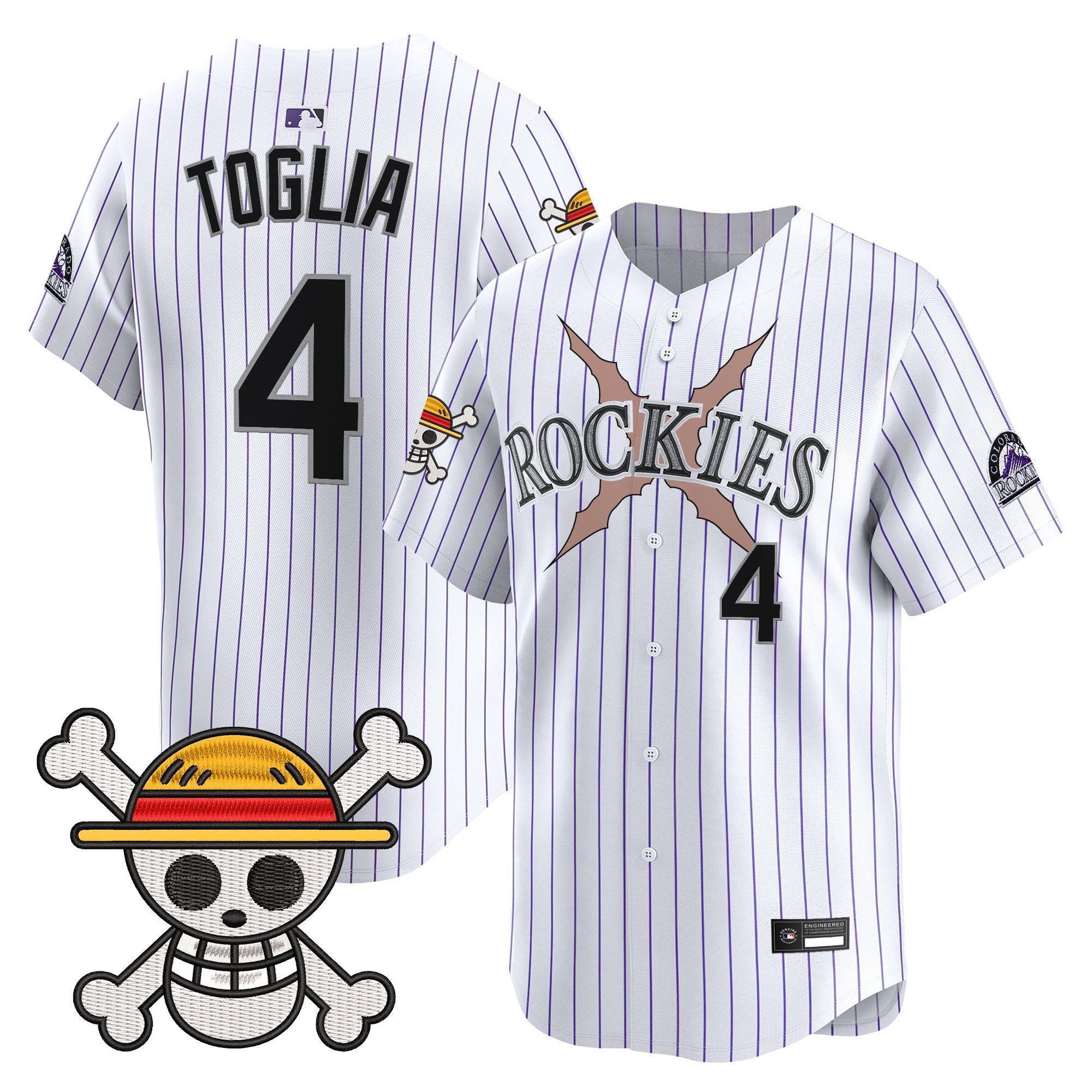 Men's Colorado Rockies x One Piece Vapor Premier Limited Jersey - Stitched
