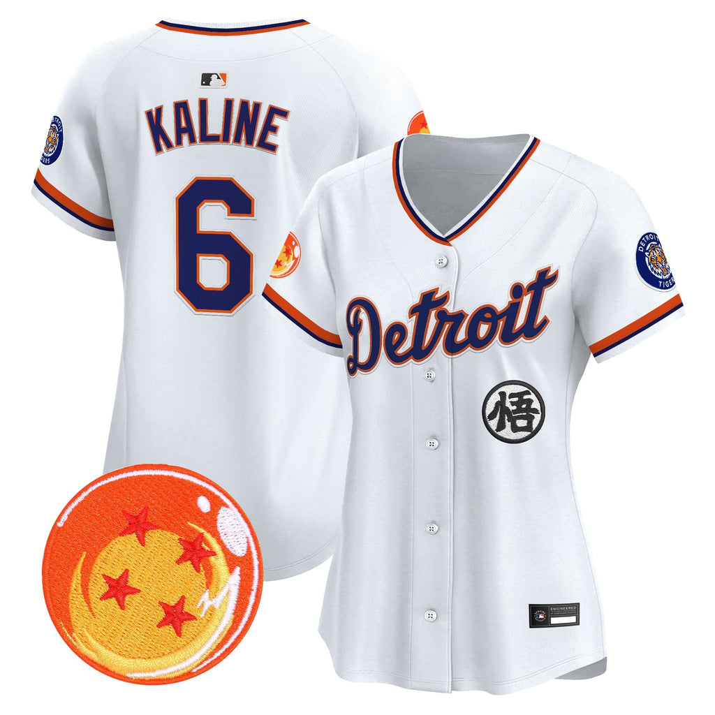 Women's Detroit Tigers x Dragon Ball Vapor Premier Limited Jersey - All Stitched