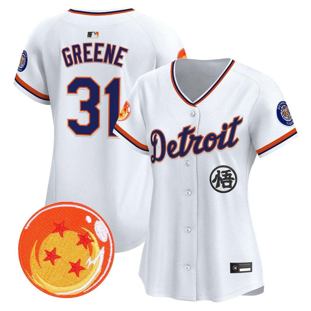 Women's Detroit Tigers x Dragon Ball Vapor Premier Limited Jersey - All Stitched