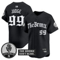 Men's Yankees "The Bronx Gothic" Vapor Premier Limited Jersey - John Sterling Patch - All Stitched
