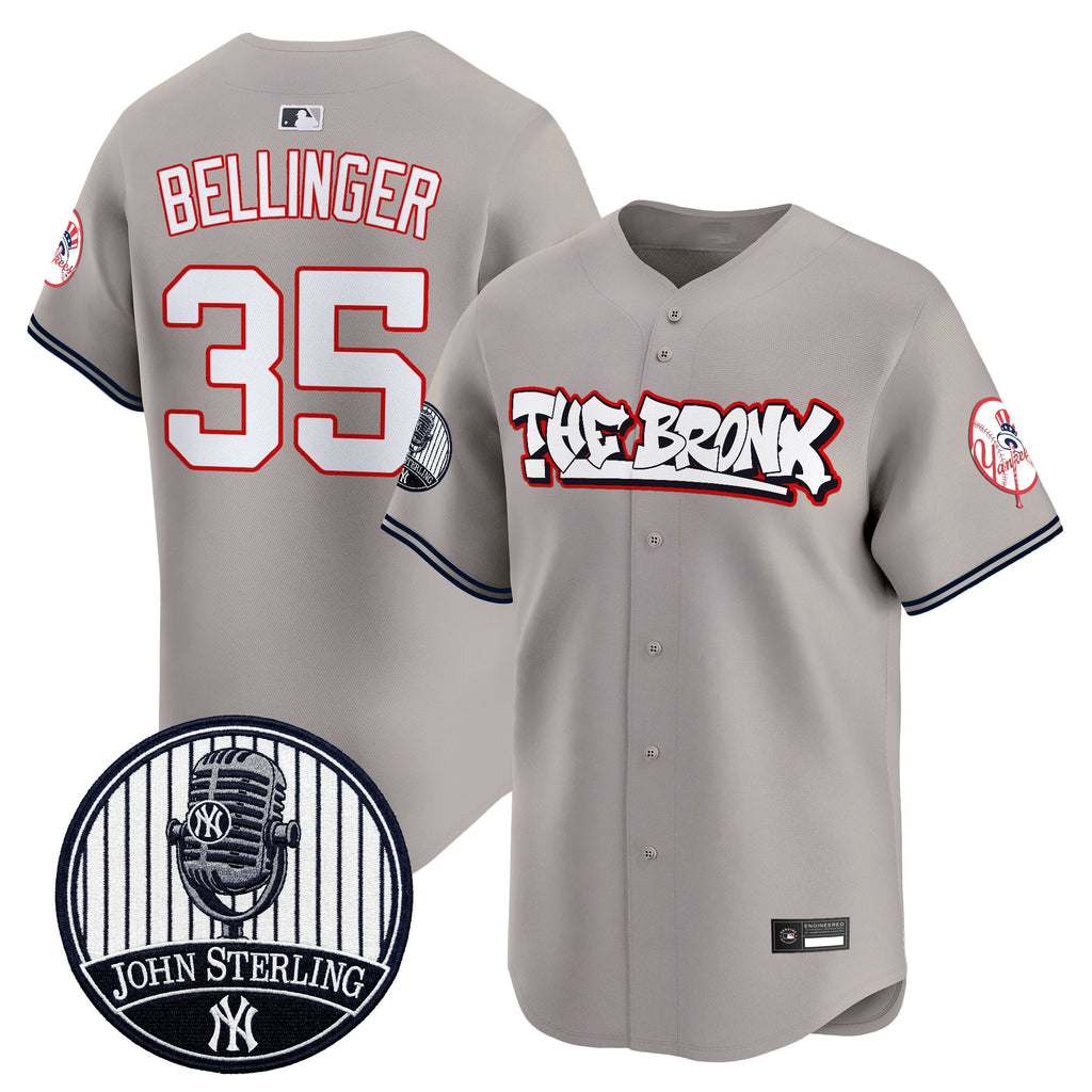 Men's New York Yankees "The Bronx Graffiti" Vapor Premier Limited Jersey - John Sterling Patch - All Stitched