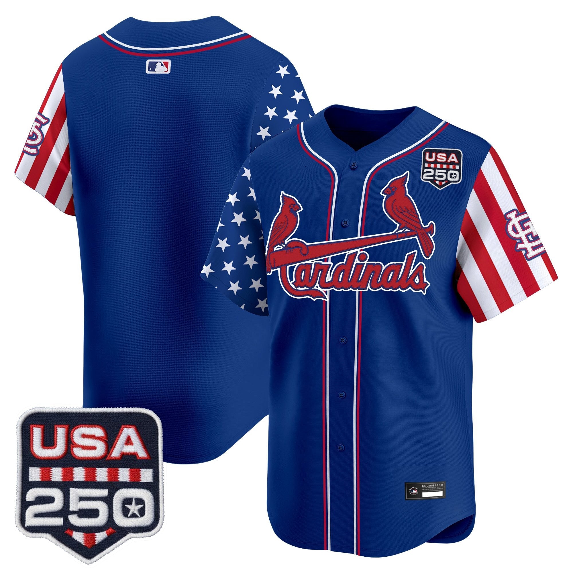 Men's St. Louis Cardinals "America 250 Edition" Vapor Premier Limited Jersey - All Stitched
