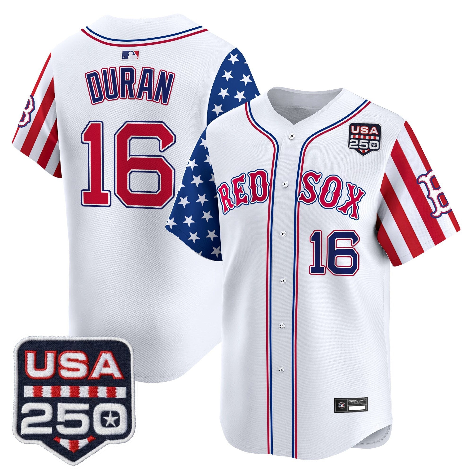 Men's Boston Red Sox "America 250 Edition" Vapor Premier Limited Jersey - All Stitched