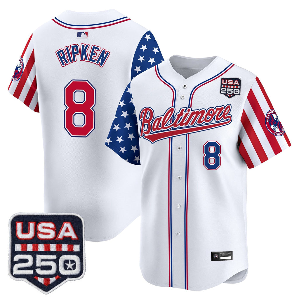 Men's Baltimore Orioles "America 250 Edition" Vapor Premier Limited Jersey - All Stitched