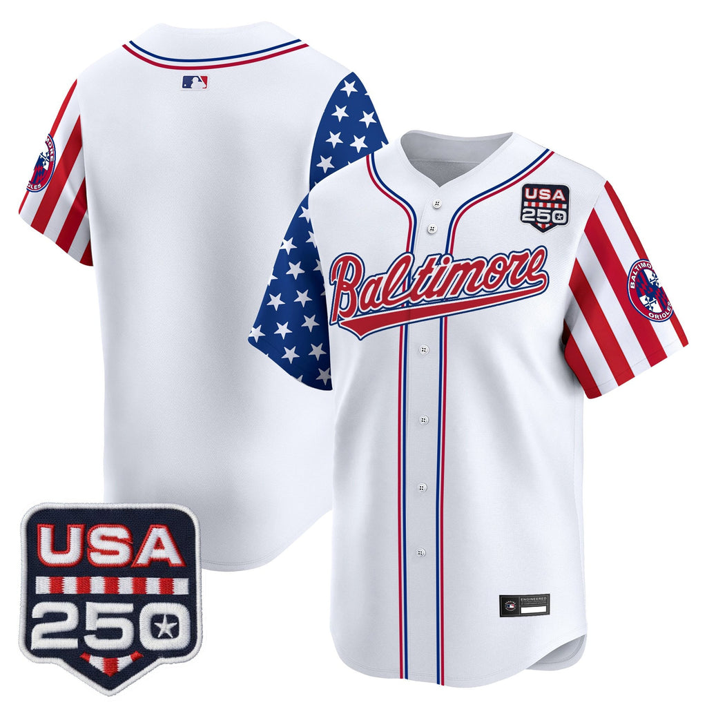 Men's Baltimore Orioles "America 250 Edition" Vapor Premier Limited Jersey - All Stitched