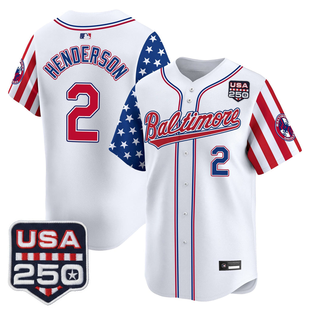Men's Baltimore Orioles "America 250 Edition" Vapor Premier Limited Jersey - All Stitched