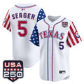 Men's Texas Rangers "America 250 Edition" Vapor Premier Limited Jersey - All Stitched