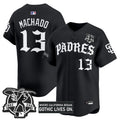 Men's San Diego Padres 'Old English Edition' Vapor Premier Limited Jersey - All Stitched