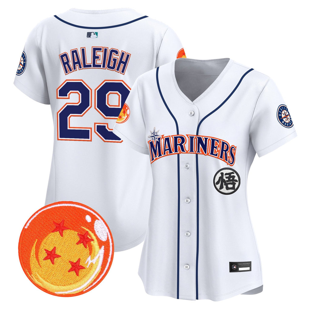 Women's Seattle Mariners x Dragon Ball Vapor Premier Limited Jersey - All Stitched