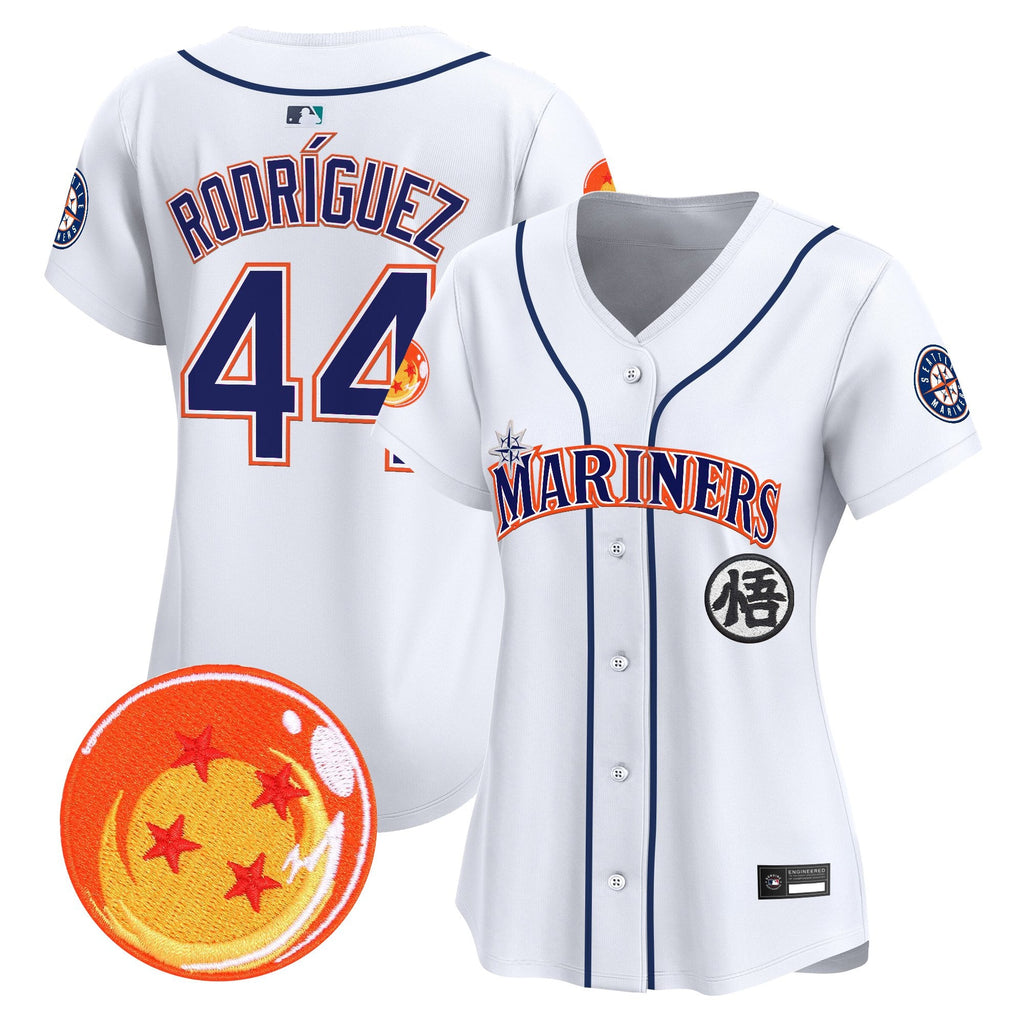 Women's Seattle Mariners x Dragon Ball Vapor Premier Limited Jersey - All Stitched